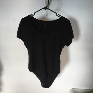 Forever 21 black bodysuit, size 1X